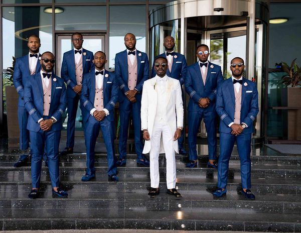 

custom made suit for prom dark blue mens suits beach grey notched lapel wedding grooms tuxedos slim fit suits jacket pants ng, White;black