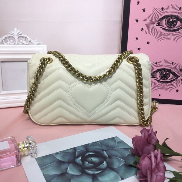 

classic wave pattern handbags purse w shape chain flap single shoulder messenger bag ladies real leather love heart crossbody bags