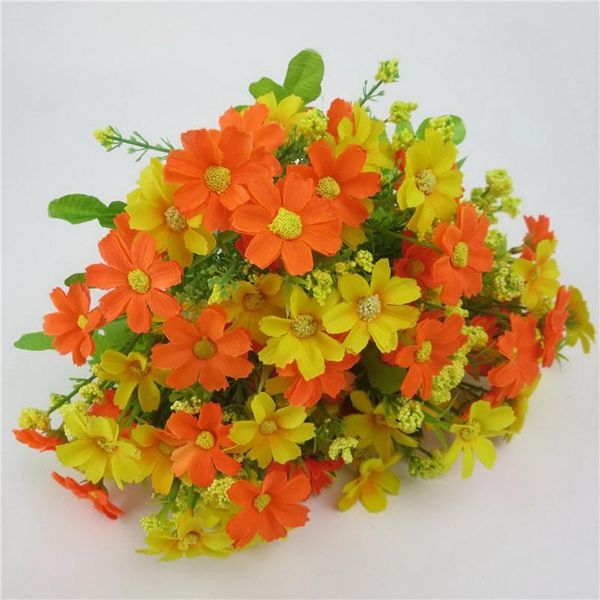 

28 head small fresh milan chrysanthemum artificial daisy flower wedding home decor