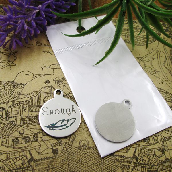 

40pcs--"enough"stainless steel charms more style for choosing diy charms pendants for necklace, Bronze;silver