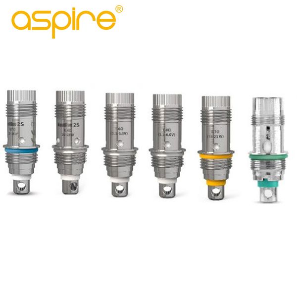 

Оптовая продажа Aspire Nautilus катушки 1.6 ohm 1.8 ohm 0.4 ohm 0.7 ohm сетки Nautilus BVC замена катушки для Aspire Nautilus mini / 2S / GT
