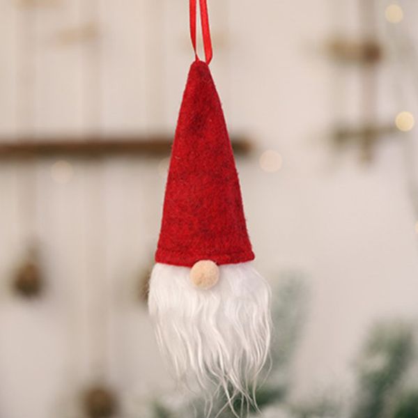

10pcs diy pendant kids multi use wine bottle cover gift decorative small accessories party hanging faceless doll christmas tree