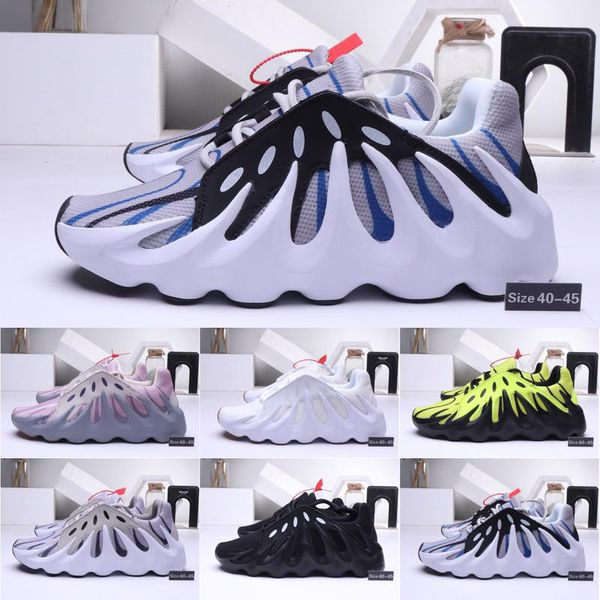 

2019 new mens west 451 kanye schuhe volcano wave chaussures runner designer shoes sports sneakers fluorescent running shoes trainers 40-45