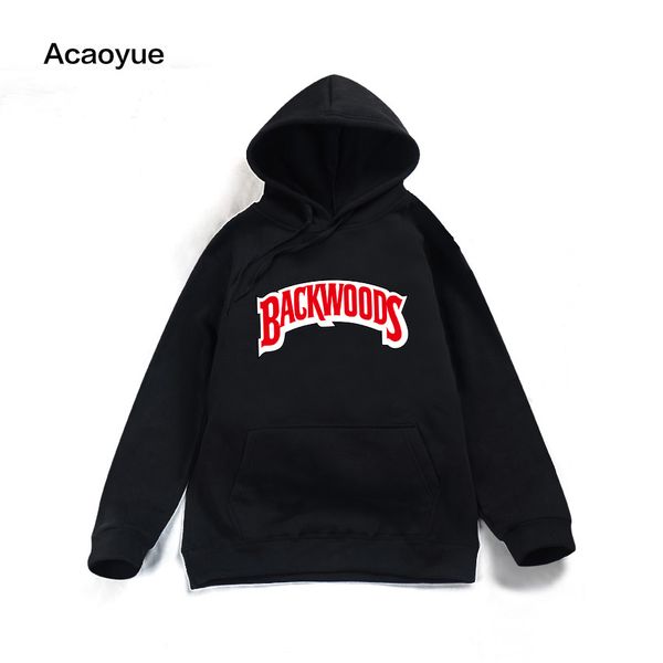 

new brand men sportswear fashion brand backwoods print mens hoodies pullover hip hop mens tracksuit sweatshirts hoodie s 2xl, Black