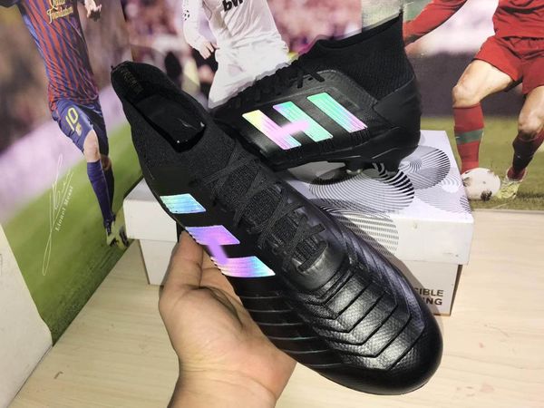 

mens soccer football shoes salah jesus 19+x skeletalweave soccer boots soccer cleats size us6.5-11, Black