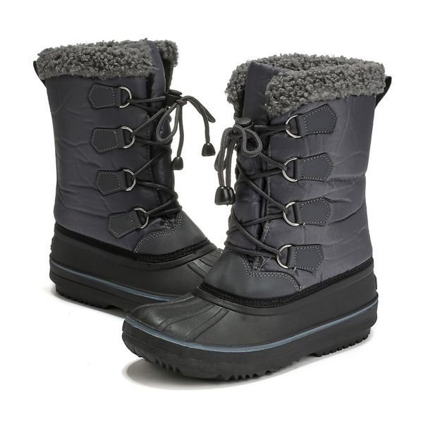 

winter froze boots kids shoes boys girls boots casual waterproof warm comfortable snow kids botte enfant fille botas 2020, Black;grey