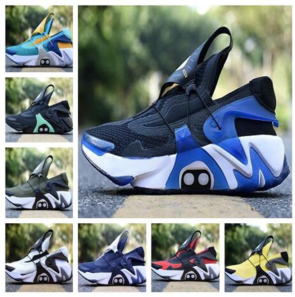 

adapt huarach automatic strapping casual trainers athletic sports running shoes for men boots athletic training sneakers wholesale, White;red