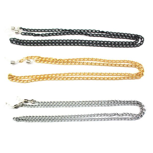 

neck cord strap rope aluminum fashion eyeglass strap 64cm reading glasses spectacles sunglasses eyewear eyeglass chain, Silver