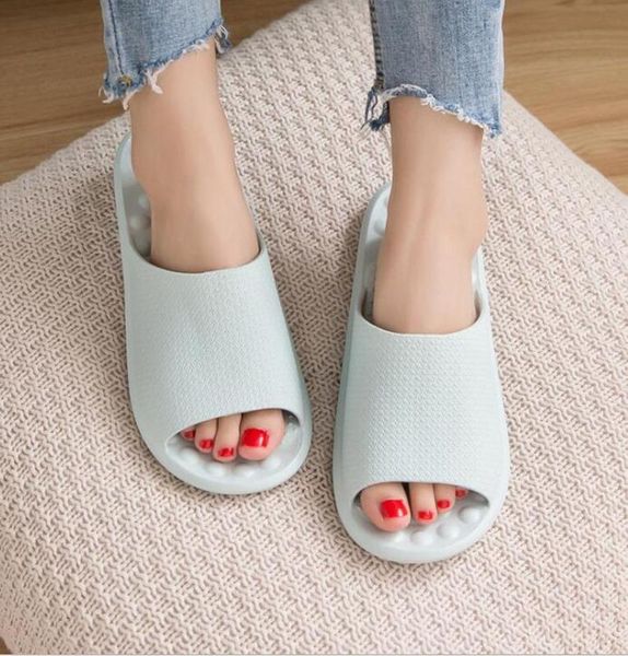 

summer home slippers indoor slippers couple women non-slip indoor shoes winter 2019 solid casual, Black