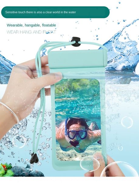 

remax haiwang mobile phone transparent diving swimming pgraphable bag silicone waterproof bag silicone waterproof cover forhuawei