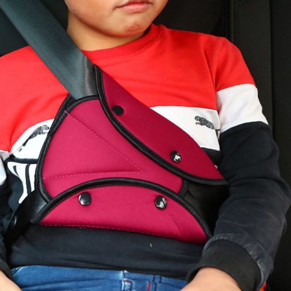 

seat cover baby kids protect child shoulder harness strap holder car child safety cover seat belts triangle
