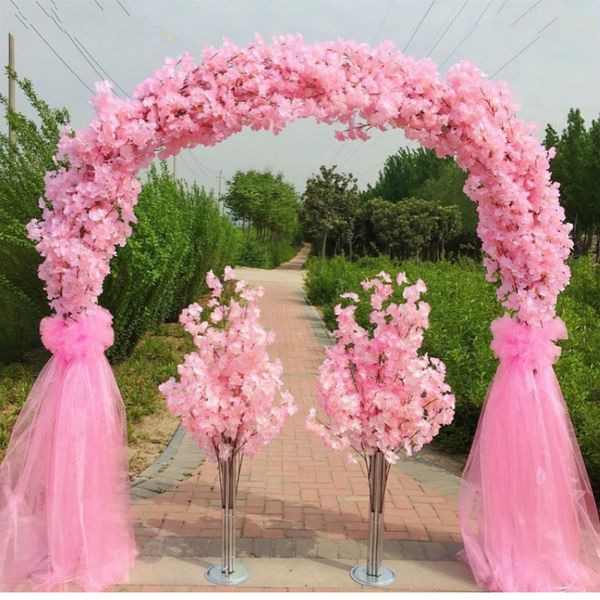 

decorative wedding arch flower stand garden background wedding road lead decoration vine flower event party supplies outdoor display