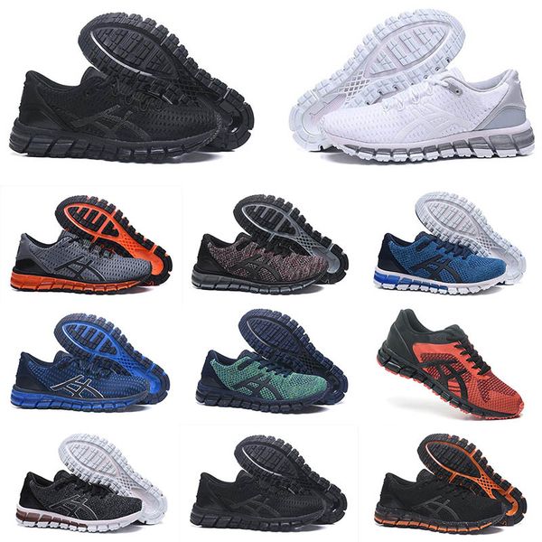 

gel quantum 360 Shift Stability running shoes black white blue breathable mens trainers fashion Breathable sports sneakers
