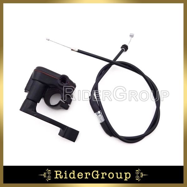 

aluminum 7/8'' thumb throttle cable accelerator handle assembly for 50cc 70cc 90cc 110cc 125cc atv quad kazuma sunl chinese