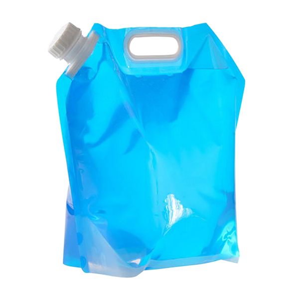 

outdoor bags portable folding collapsible handheld 3/5/10 liter drinking water camping container bucket bag