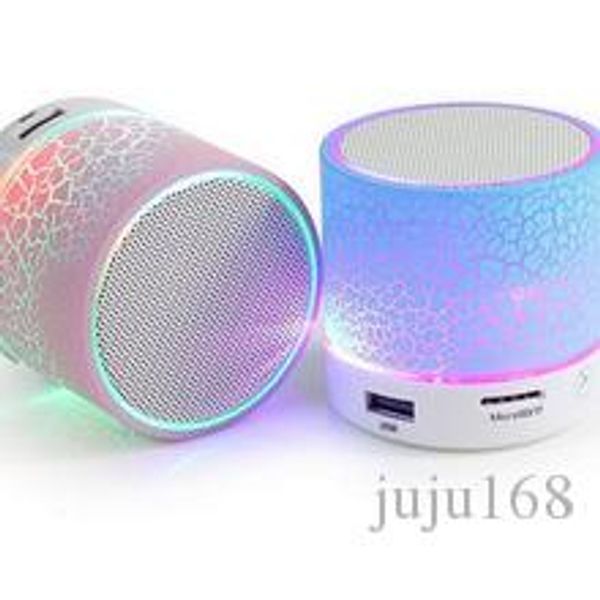 

led a9 portable wireless bluetooth speaker mini hands crack bluetooth speakers support music usb with led lights for iphone smartphone