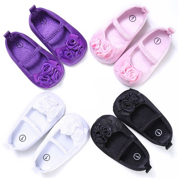 

spring and autumn female baby flower princess shoes soft bottom baby toddler shoes