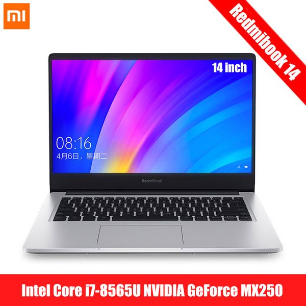 

Original xiaomi redmibook 14 lapintel core i5 8265u 8565u nvidia geforce mx250 8gb 256gb 512gb ultra thin notebook