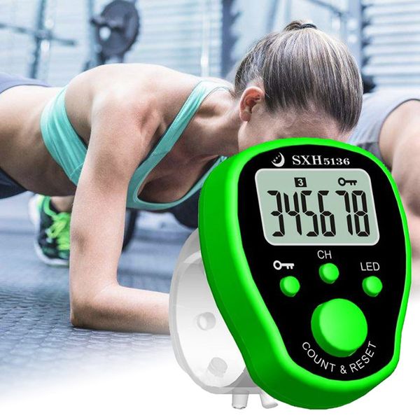 

new five-channel chanting counter finger electronic counter chanting multi-function point green