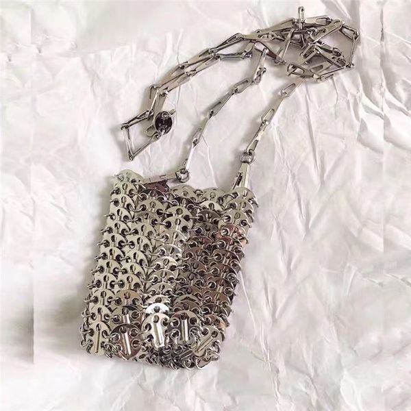 

net celebrity metal sequin chain shoulder messenger bag mini tide women fashion personalized design fashion evening bag