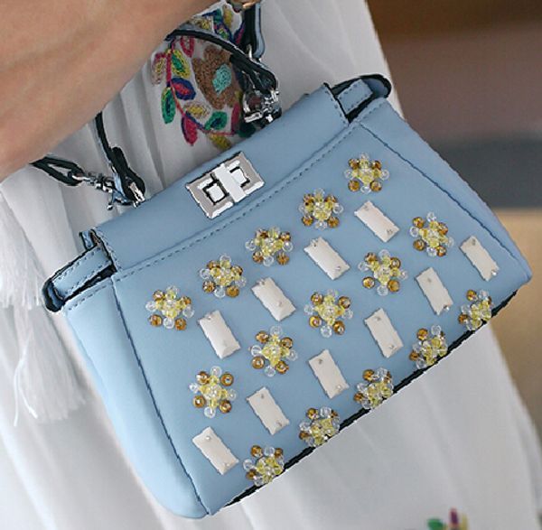 

18cm high-end candy clolor mini bag women messenger bag crossbody female tote bolsas