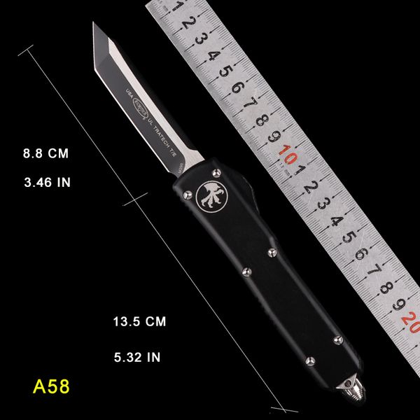 

MORE STYLE BLADE AUTO MICRO - TECH UTX-85 Автоматический нож MT нож Ножи с ЧПУ тактические ножи с зубчатой ​​передачей Складные ножи для филе