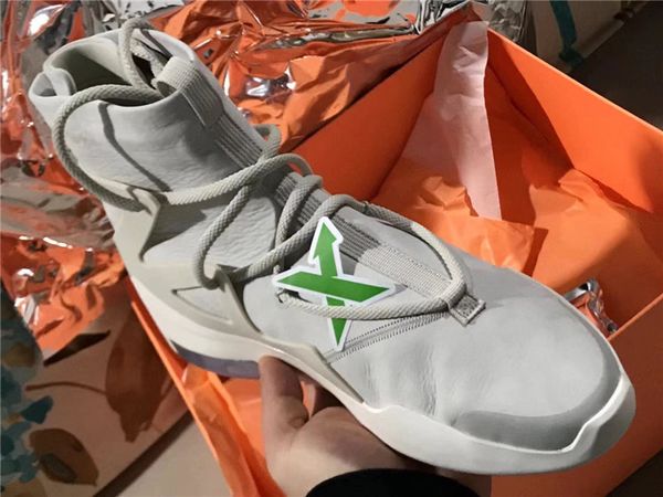 

Best 2018 Authentic Air Fear of God 1 Boots Light Bone Grey Black Zoom 1S Men Basketball Shoes AR4237-001 AR4237-002 Running Shoes With Box