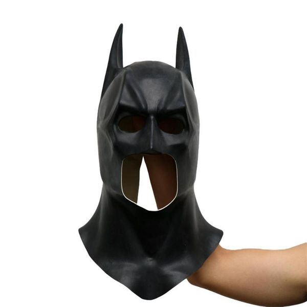 

batman masks halloween full face latex batman pattern realistic mask costume party masks cosplay props party supplies fa3089