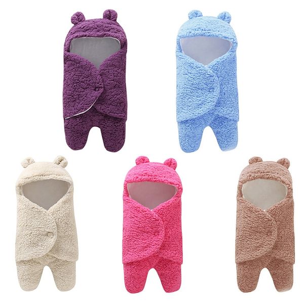

warm baby blanket soft baby sleeping bag footmuff cotton cartoon envelope newborn swaddling wrap stroller accessories sleep sack