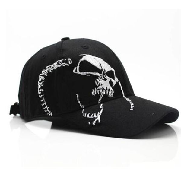 

fashion embroidered skull cap for men cotton baseball caps sports fashion pattern black women army male cap knit cap hip hop, Blue;gray