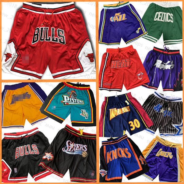 

chicago los bulls angeles houston just rockets orlando shorts magic toronto basketball raptors golden 76ers state grizzlies warriors don men, Black;blue