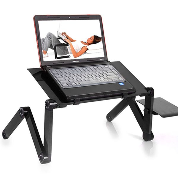 

48 x 26cm portable home use assembled folding table black computer table
