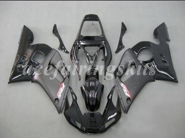 

4gifts new abs motorcycle full fairings set fit for yamaha yzf-r6 1998 1999 2000 2001 2002 r6 bodywork set custom black matte luster