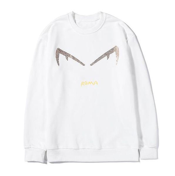 

роскошные мужчины женщины кофты пуловер мужские дизайнерские толстовки высокое качество бренд толстовки с буквами случайные мужские топы m-2, Black