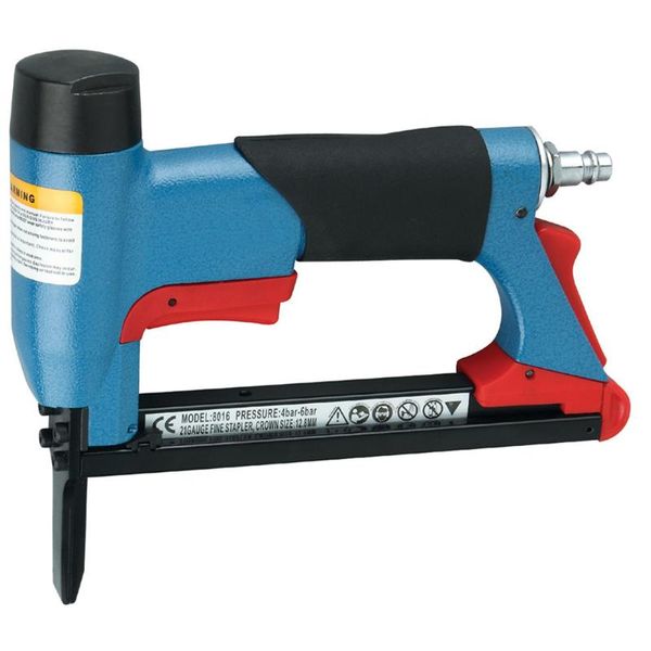 

1/2 inch pneumatic air stapler nailer fine stapler tool for furniture blue nailer tool 4-16mm woodworking pneumatic air power