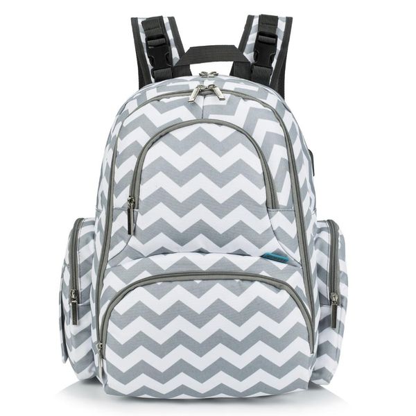

baby diaper backpack with insulated pockets water-resistant multi-functional travel backpacks with changing pad mom bags