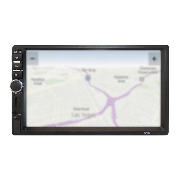 

7 inch double 7018b 2 din car fm stereo radio mp5 player touchscreen multimedia player 4 light camera