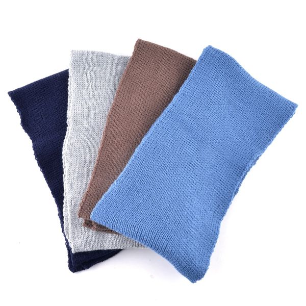 

k brand winter hats scarf set for kids warm knitted beanies with pompom children twist pattern ear flap cap boys girls thick hat, Blue;gray