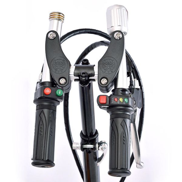 

bikight 25.4mm aluminum alloy folding cycling bike handlebar electrombile scooter horizontal bar