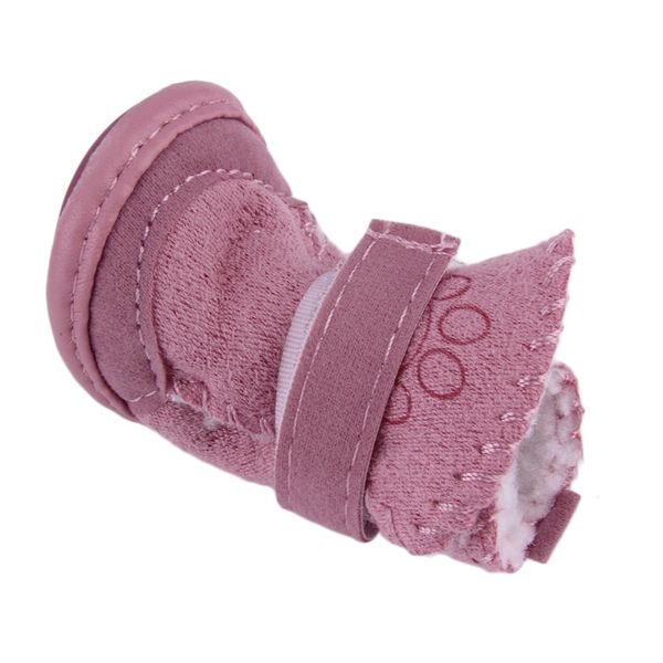 

hoopet 2 colors 2016 new fashion pet dog pet shoes snow boots child teddy cotton flax small dog shoes snow boots drop shipping