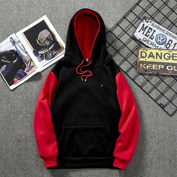

designer mens hoodie selling face north fashion luxury hoodies color matching thickening brand sweatshirt trend sweater women, Black