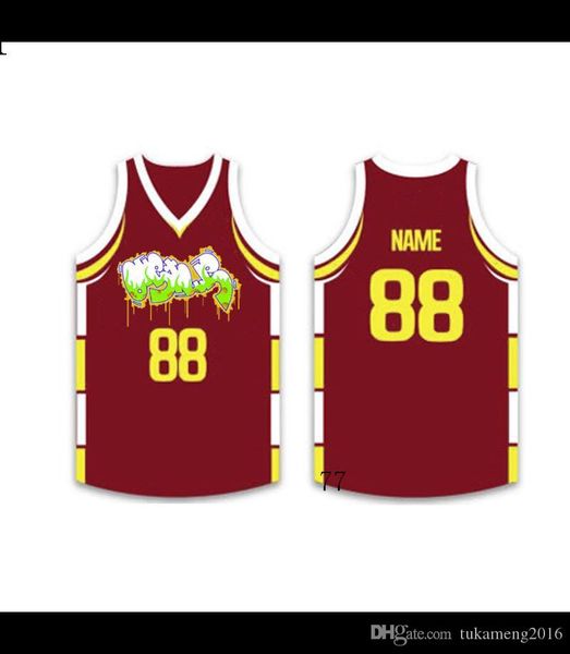 

2019 2020 basketball jerseys quick dry blue red embroidery logos wholesale men size jersey64, Black;red