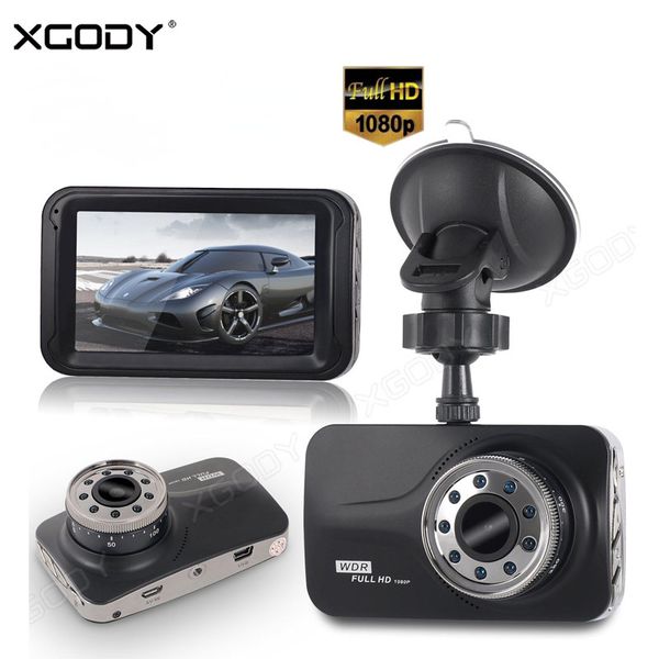 

xgody 3 inch dash camera night vision vehicle car dvr dash cam ir lights video recorder 1080p dashcam russia in stock
