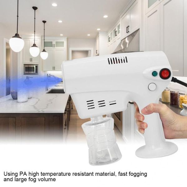 

1200w 300ml electric ulv sprayer blue light portable fogger machine adjustable hair nanos steam spray guns disinfection