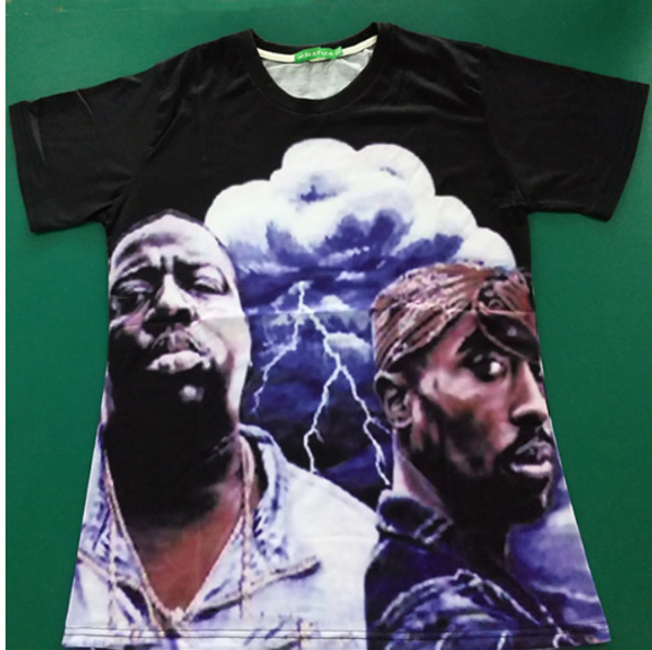 

popular singer rapper tupac 2pac t shirt men women funny 3d print summer short sleeve o neck crewneck casual a184, White;black