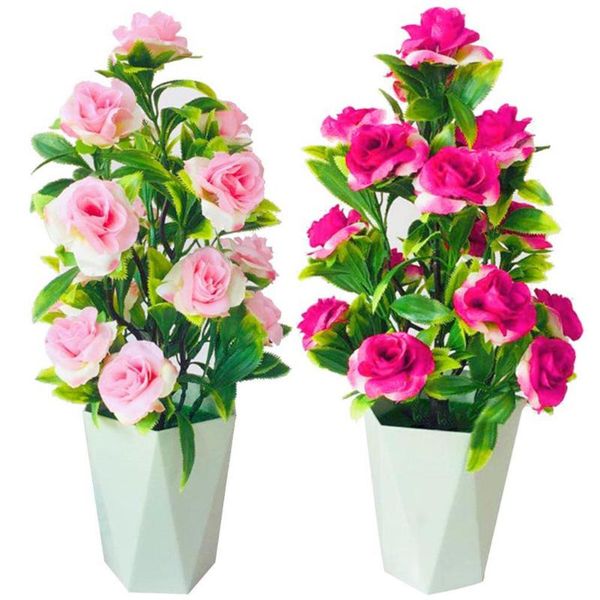 

artificial flower plant pot bonsai office garden party furniture ornament decor table ornaments fake plants