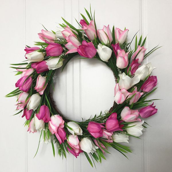 2019 Stunning Festival Decoration Flower Wreath Valentines Day
