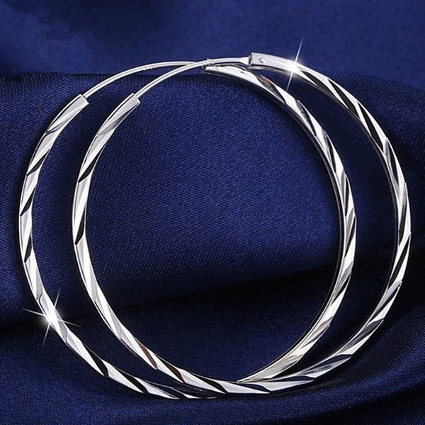 

2 pieces new fashion style popular earrings with rhinestone simple earrings big circle gold color hoop women gifts, Golden;silver