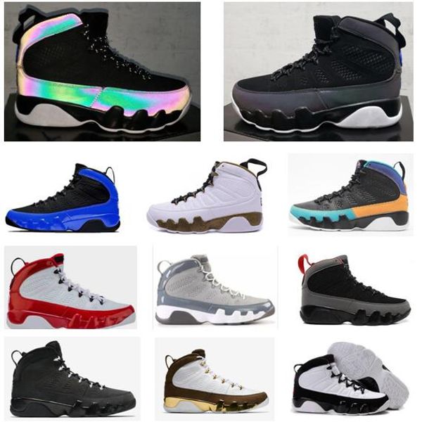 

new 9 9s racer blue reflect mens basketball shoes la og sporst sneakers space jam men bred the spirit anthracite designer trainers 7-13