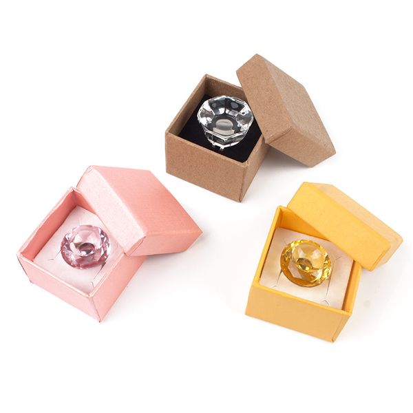 

crystal eyelash extension glue holders adhesive stickers adjustable glue rings pallet false eyelash mekeup kit tools